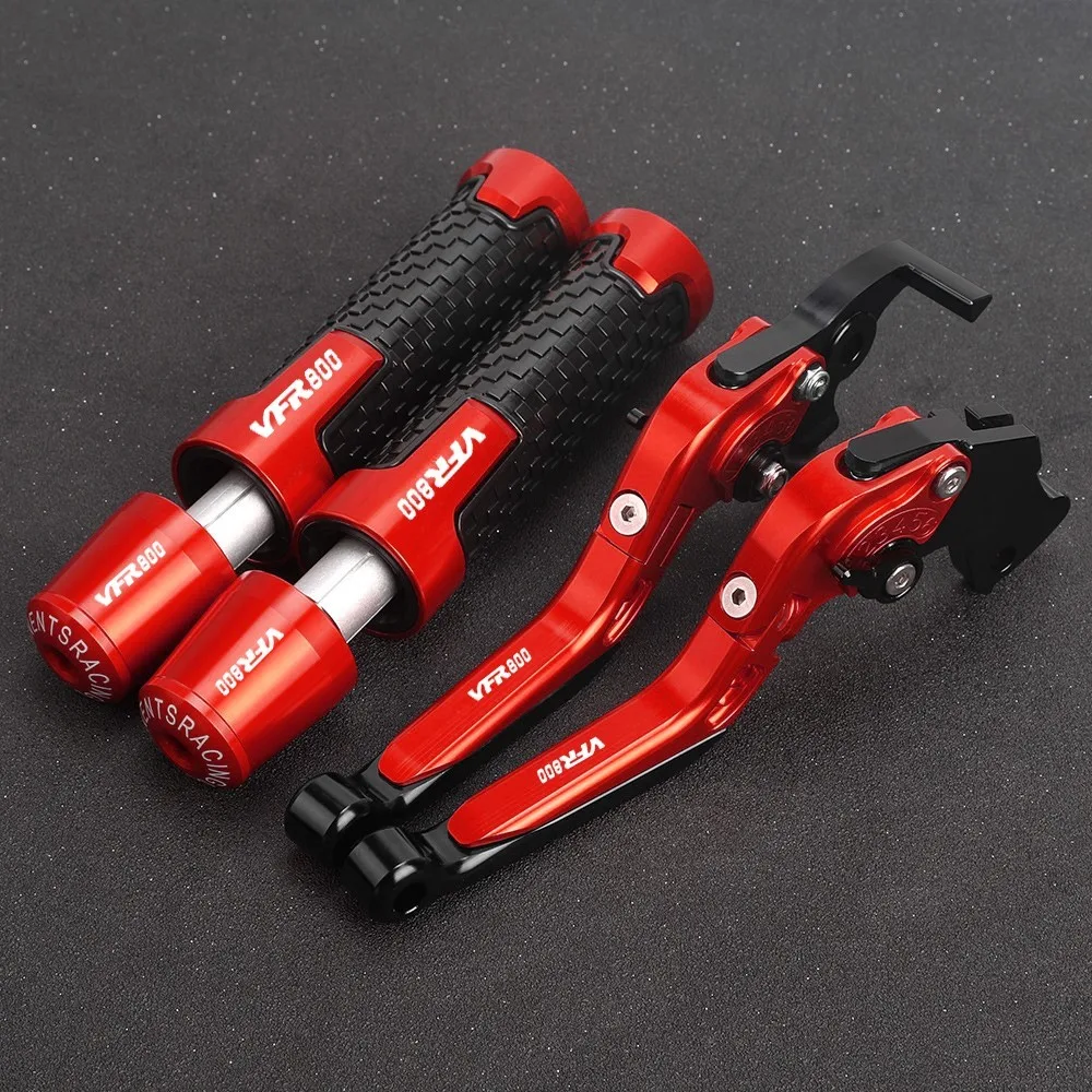 

For HONDA VFR800 FI WI 1998 1999 2000 2001 Motorcycle Brake Clutch Levers 22MM Handlebar Hand Grips ends knobs VFR 800