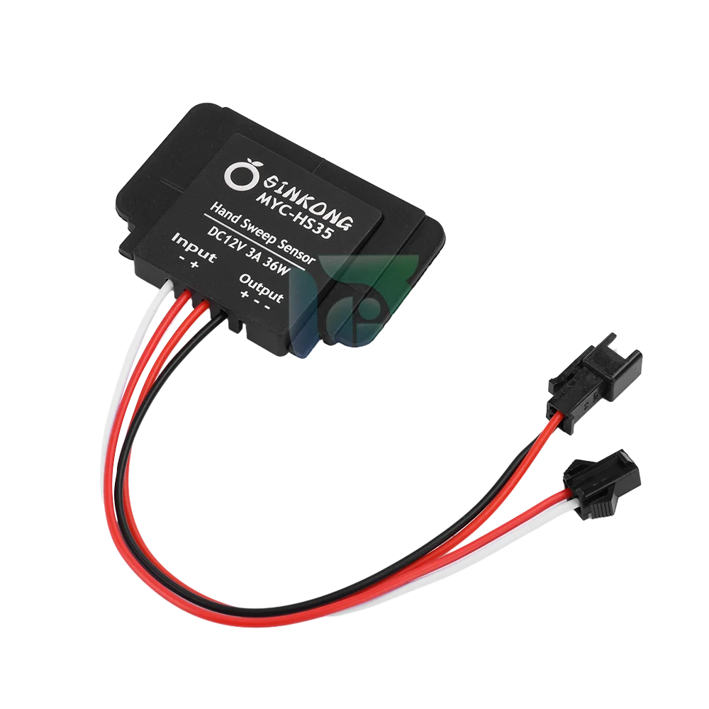 DC12V 3A 36W مفتاح كنس يدوي بارد دافئ ثنائي اللون مستشعر تعتيم لانهائي مفتاح ذكي للحمام شريط إضاءة ليد للمرآة
