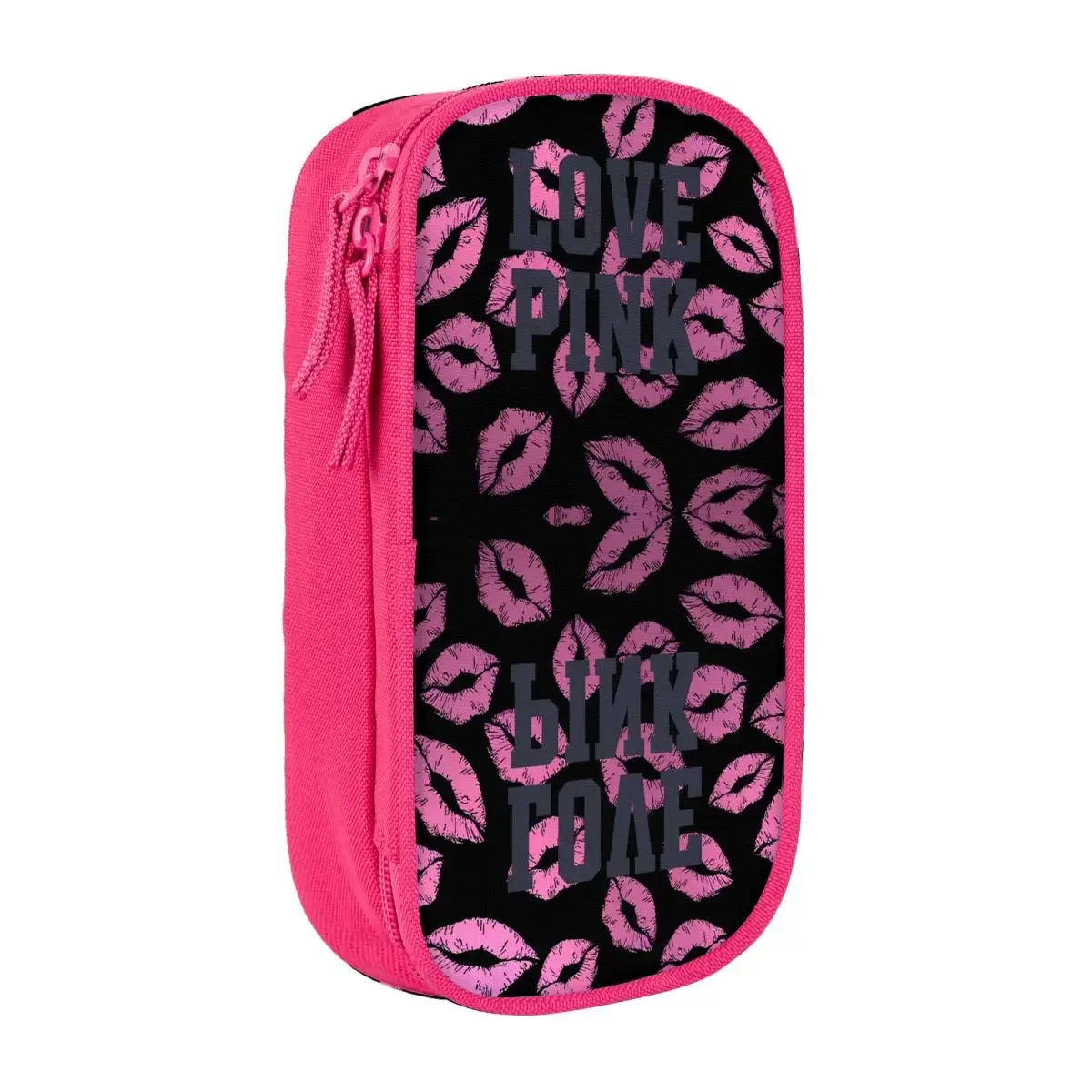 

Эстетический стильный розовый Стильный пенал, школьные чехлы на молнии для девочек и мальчиков, товары на заказ