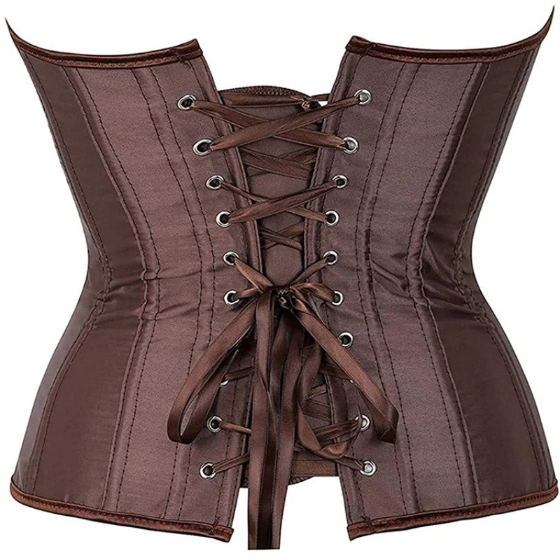 Europe 13 Color Shapewear Sexy Women Underbust Corset Top Bustiers Workout Slimming Waist Trainer Shaper Lace Up Black Plus Size