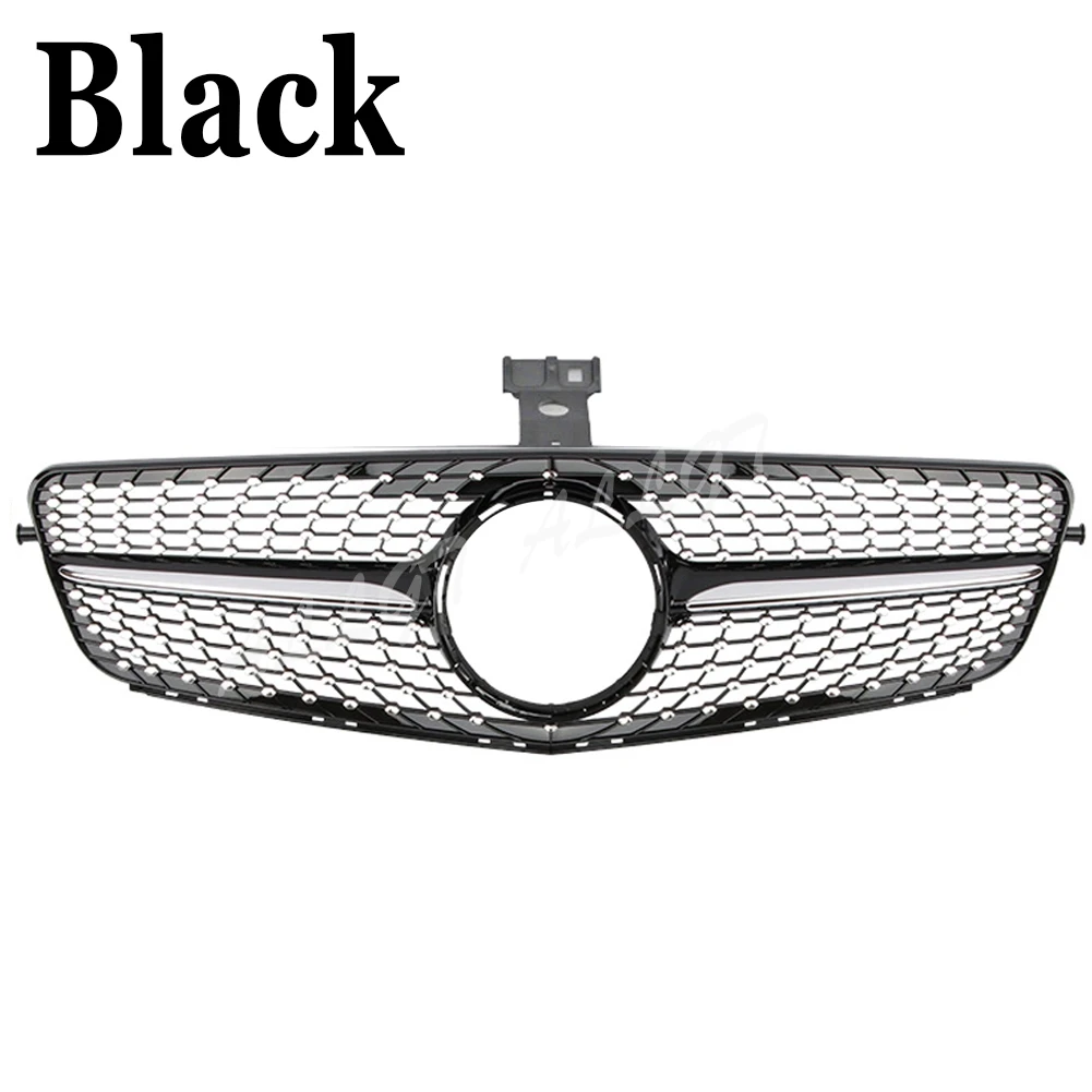 Car Front Grill Upper Grill Pre Facelift Fit For Mercedes Benz C-CLASS W204 2008 2009 2010 2011 2012 2013 2014 DIAMOND