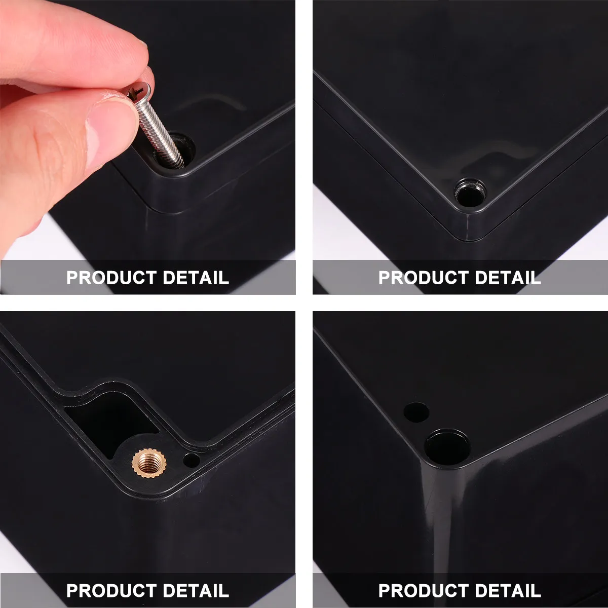 1Pcs Plastic Project Box Waterproof Junction Enclosure Case Outdoor Sealed Dustproof Electronic Instrument Electric Junction Box