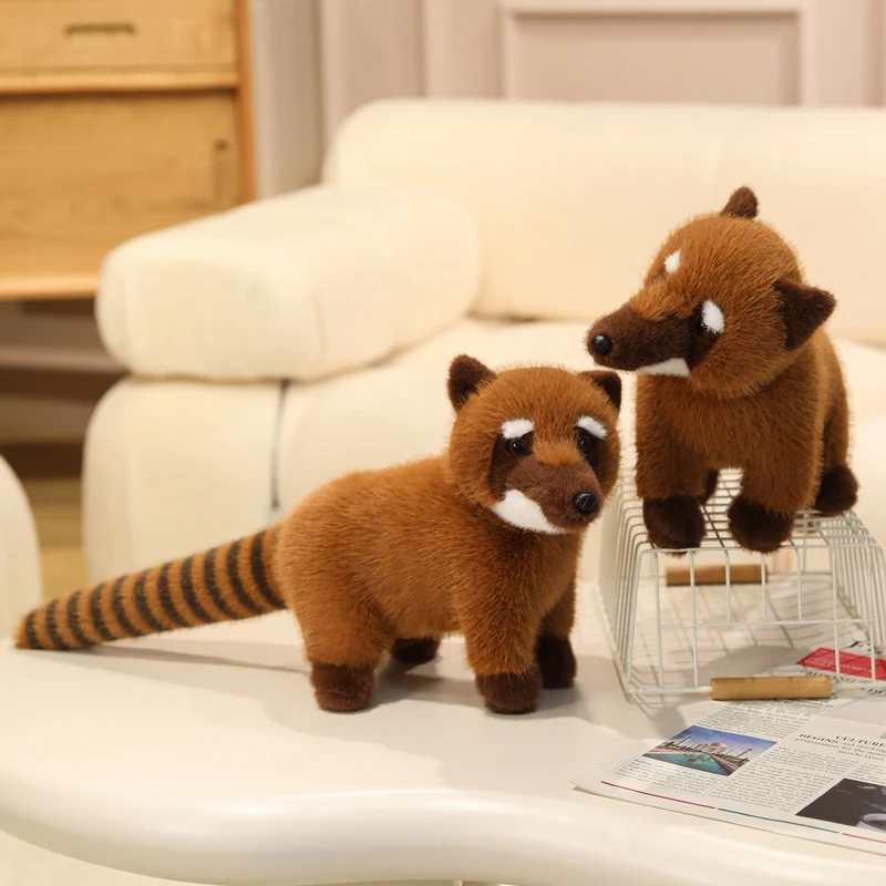 Simulation Plush toys children cute Simulation Raccoon doll doll simulation doll toy birthday gift