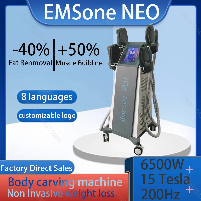 

Newly upgraded EMS fat burning 6500W 15 Tesla RF electromagnetic muscle massager EMSone NEO pelvic pad for pelvic repair