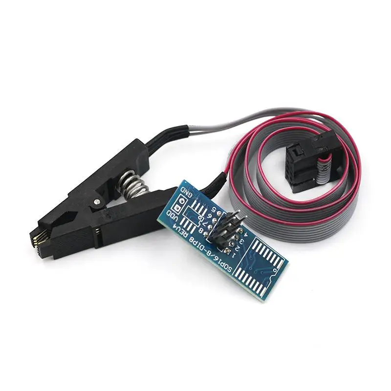 Hot CH341A 24 25 Series EEPROM Flash BIOS USB Programmer Module + SOIC8 SOP8 Test Clip For EEPROM 93CXX / 25CXX / 24CXX