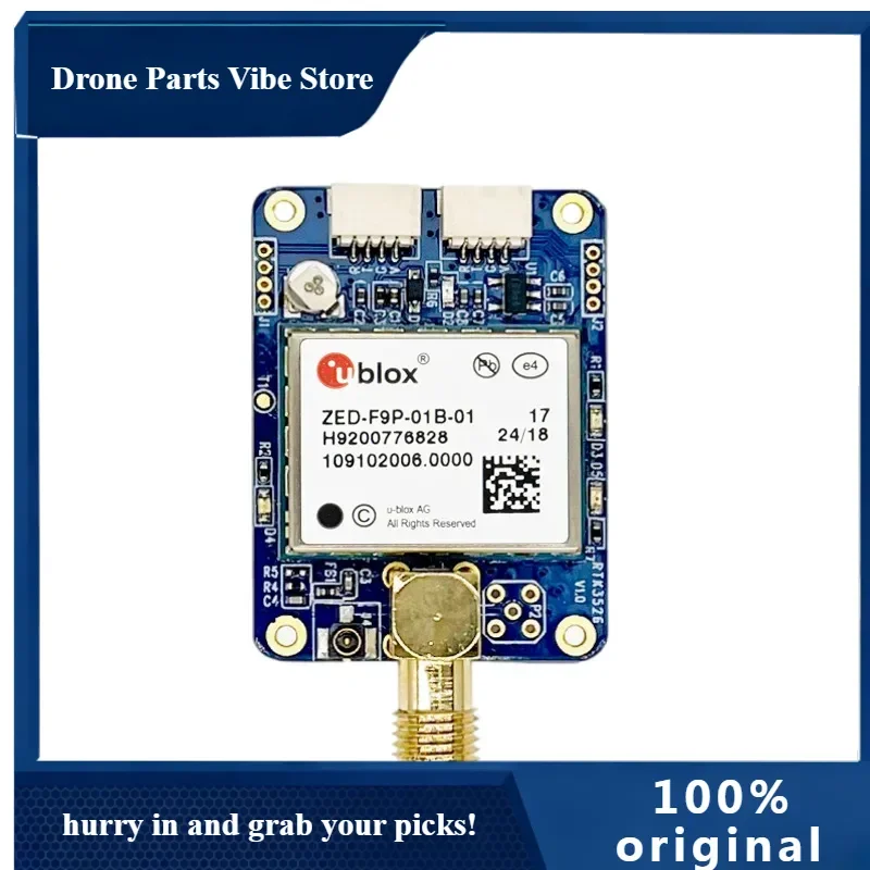 

Модульная плата APZED-F9P-01B с антенной GNSS (RTK GPS/BDS/GL/GA/QZSS) — аксессуар для гоночных дронов