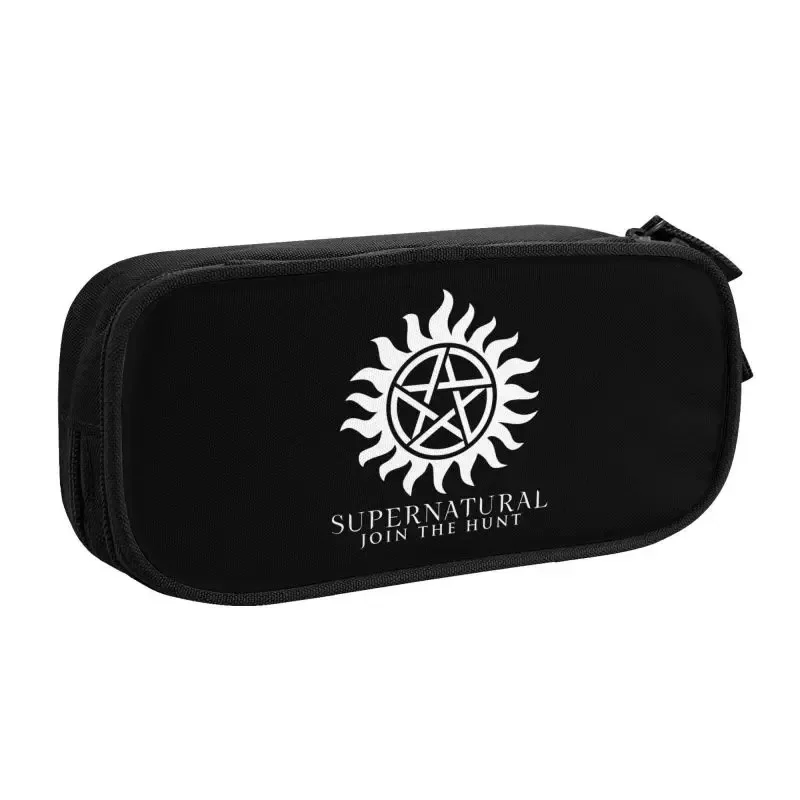 

Supernatural Anti Possession Symbol Pencil Pen Case Stationery Bag Pouch Holder Box Organizer for Teens Girls Adults Student