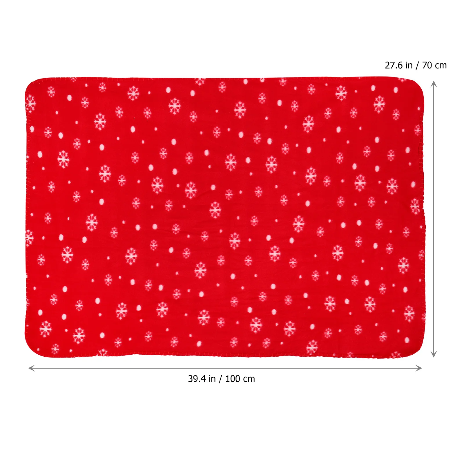 

2Pcs Christmas Pet Mat Dog Cat Blanket Bed Pad Cozy Non-Slip for Indoor Outdoor Use Travel Camping Sleeping Comfort