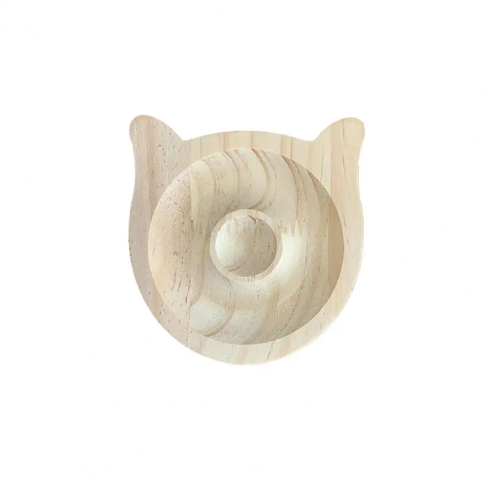 Ring Display Plate Wooden Jewelry Display Plate for Rings Bracelets Smooth Edge Serving Tray for Pendant Bangle for Jewelry