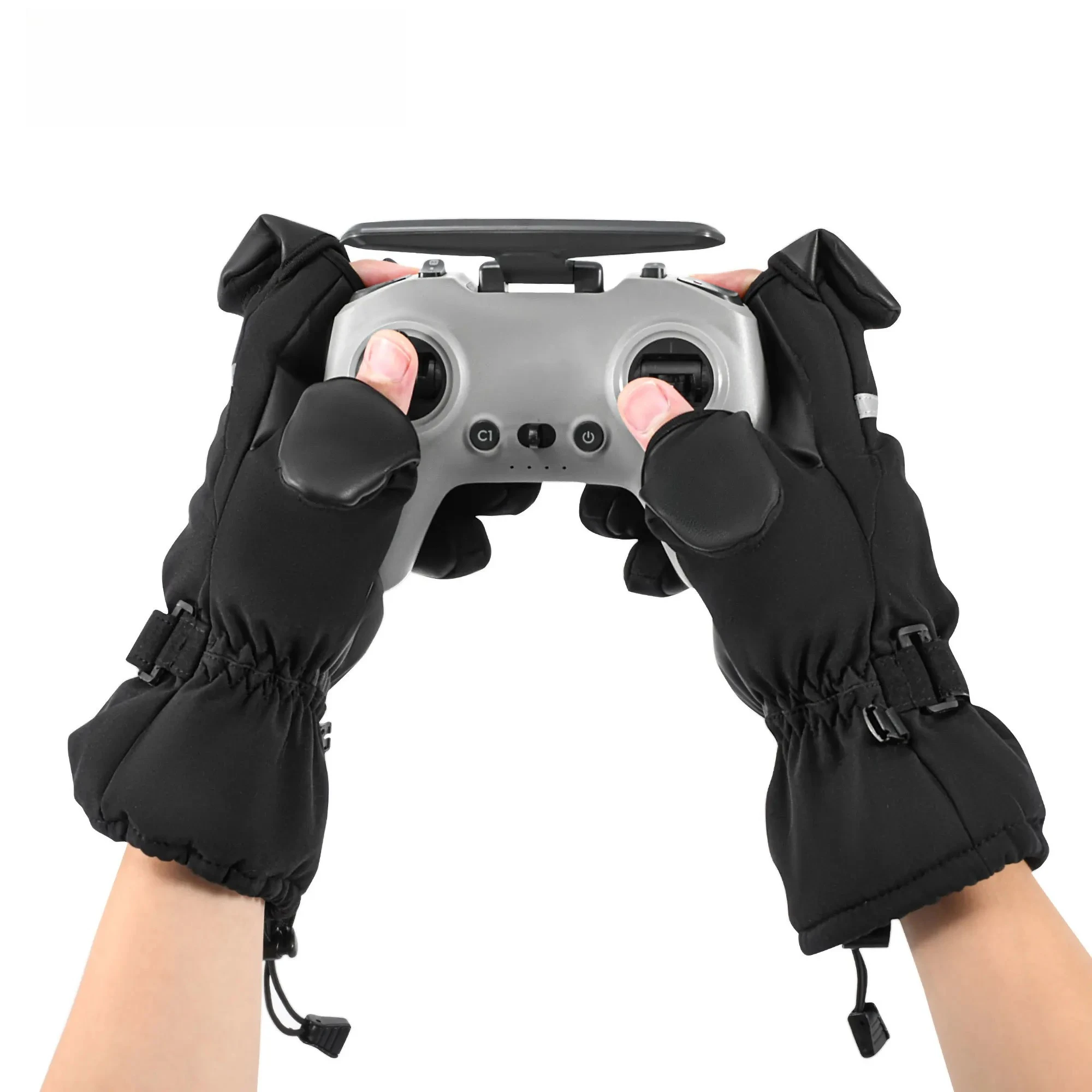Universal Drone Flight Gloves Winter Warm Pilot Gloves V2 For DJI Air 3S/Mini 3 Pro/Neo/Avata 2/Mavic 3 Pro/Mini 3