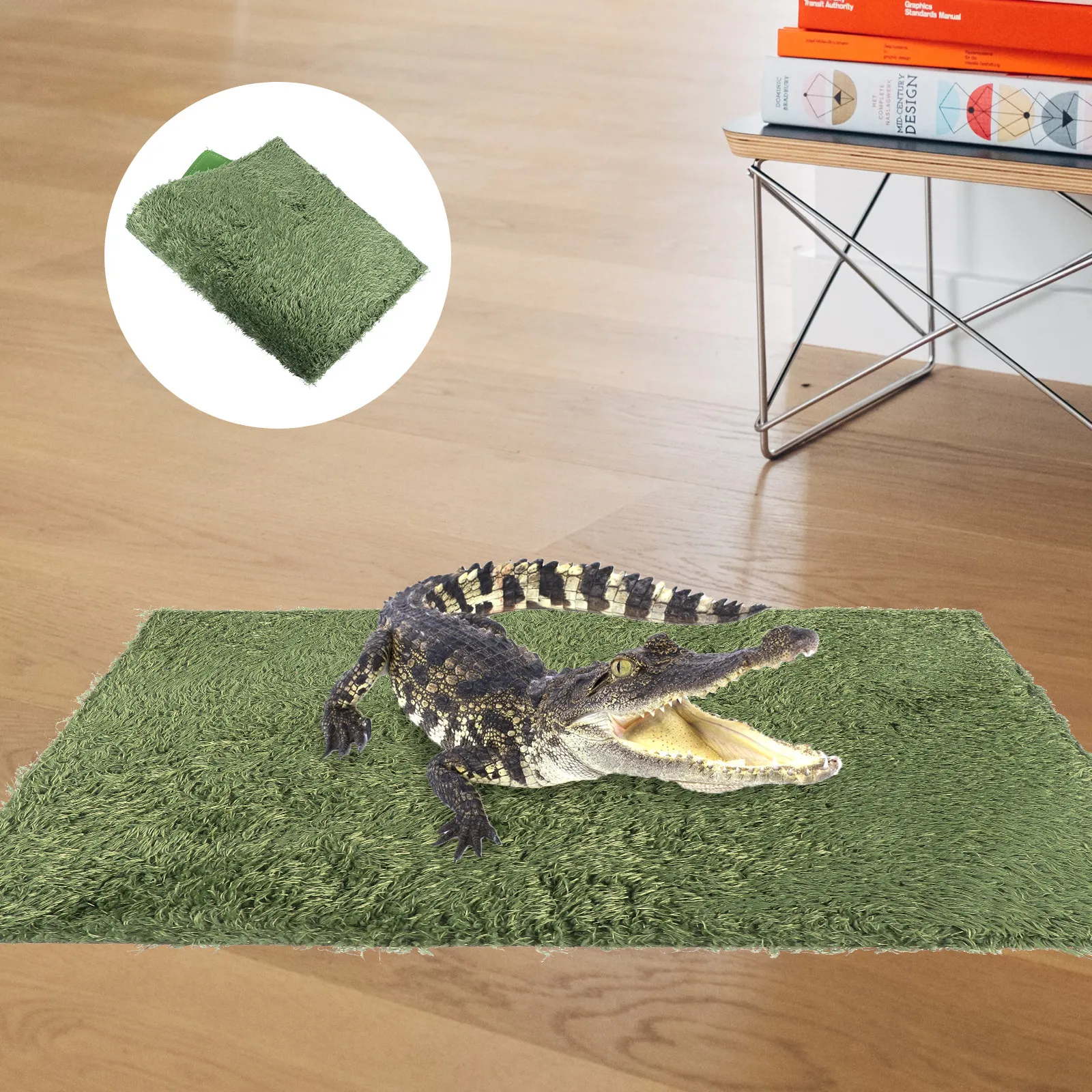 Reptile Heating Mat - 2 Adet Sürüngen Halısı Simülasyon Yosunlu