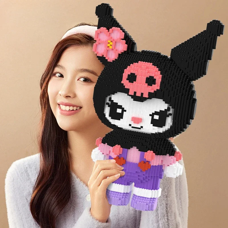 

52CM Super Sized Sanrio Kuromi Melody Blocks Puzzle Toy Children and Adults Christmas Gifts Desktop Decoration