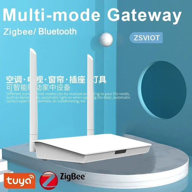 X5 Zigbee 3.0 Hub Bluetooth with Network Cable Socket Wired Connection Smart Life Control Tuya Zigbee Gateway