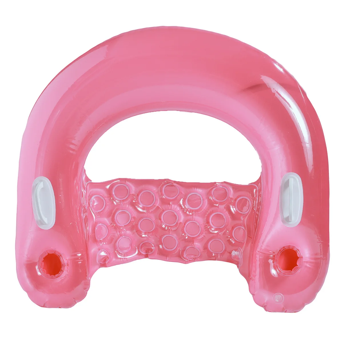 2026 U Shaped Inflatable Float Thickened PVC Backrest Lounge Chair With Handle Anti Leak High Buoyancy For Adult Pool Water Play
