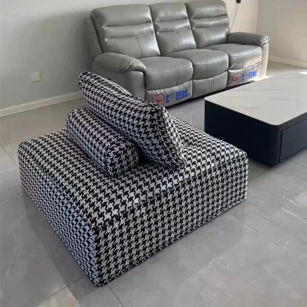 Matowa technologia Sofa materiałowa Nordic modułowa kanapa bankietowa na całe ciało niebieska fabryka czytania dostosowana sofa Muebles dom