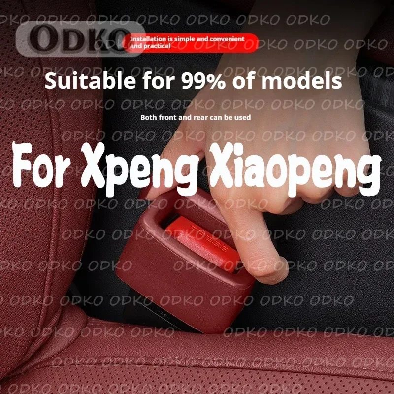

Car Safety Belt Buckle Holder Silicon Gel Buckle Protective Cover for Xpeng Xiaopeng P5 P7 G3 G3i G9