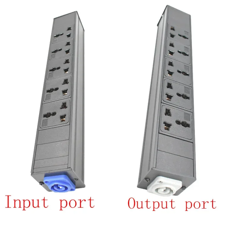 

PDU Power Strips Schuko Powerlink box Power amplifier audio 3P Aviation plug 5AC Universal socket SOCKETUS AU EU UK Israel plug