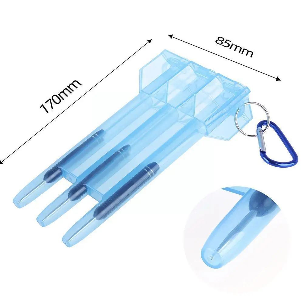 휴대용 나일론 운반 투명 플라스틱, 대부분의 다트에 적합, 업그레이드 스타일 플라스틱 보관함 액세서리, D9c7