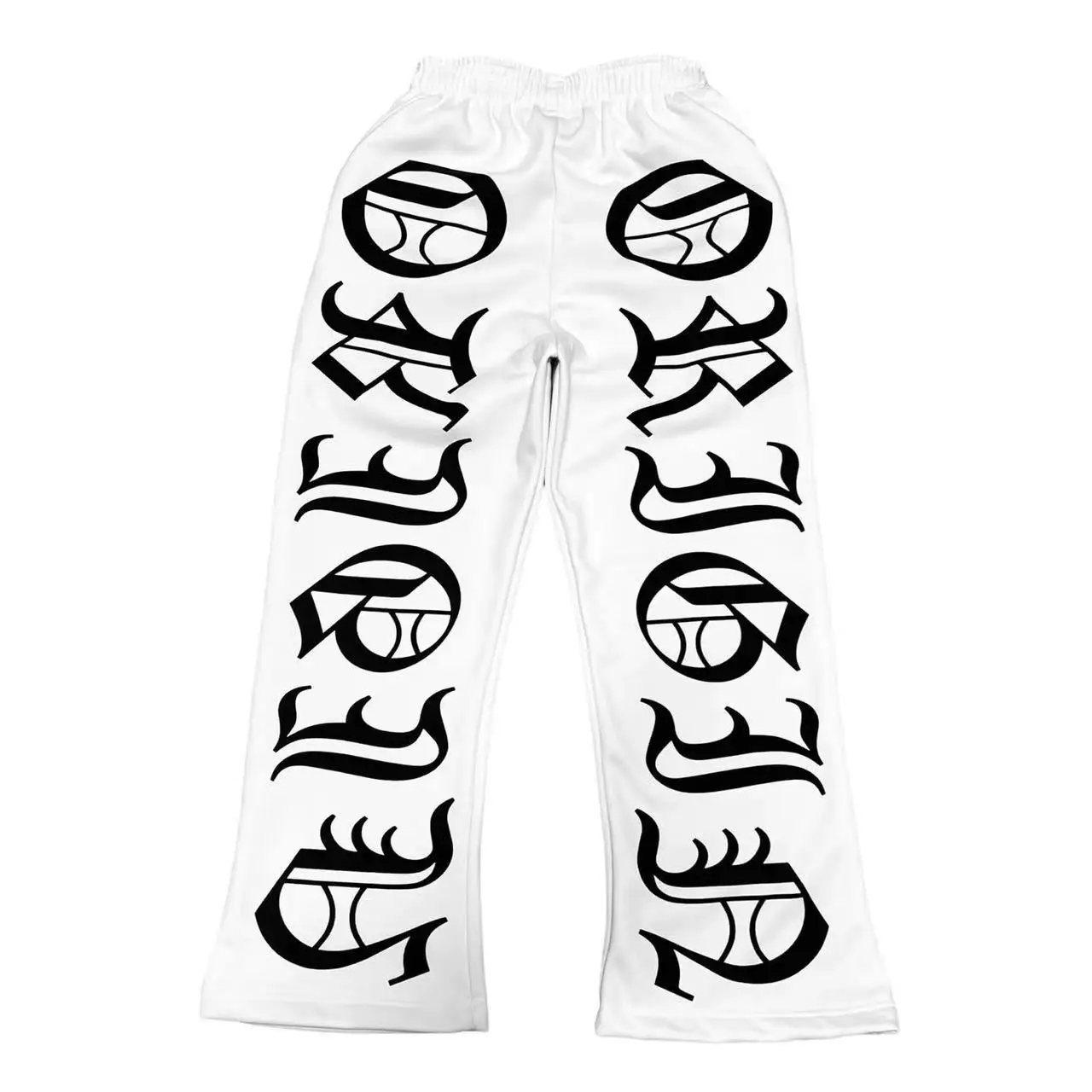 Protective suit American street fashion, hip-hop style pullover+pants, personalized letter printed men's and women's hoodie set