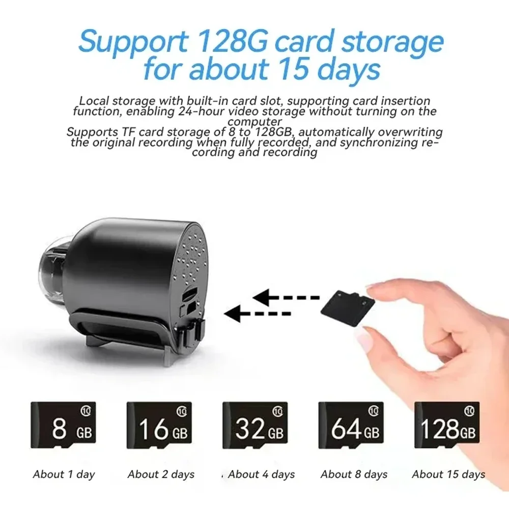 Mini X5 1080P Wireless Camera Night Vision Motion Detect Surveillance Security Camcorder Smart Home Monitor