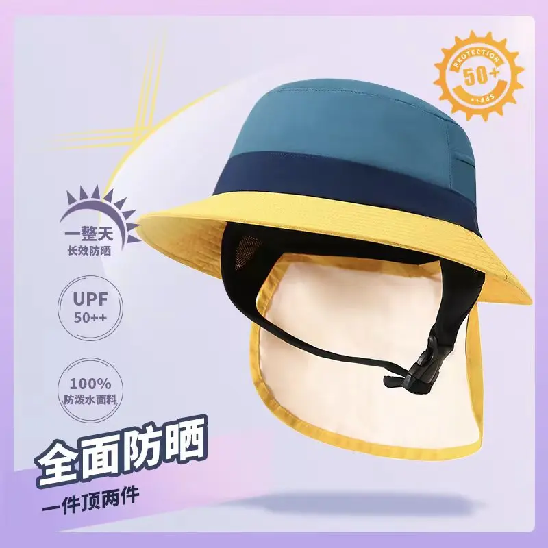 Summer Sun Hat Outdoor Anti-Splash Fisherman Hat Sanya Seaside Surfing Hat Beach Sun Hat