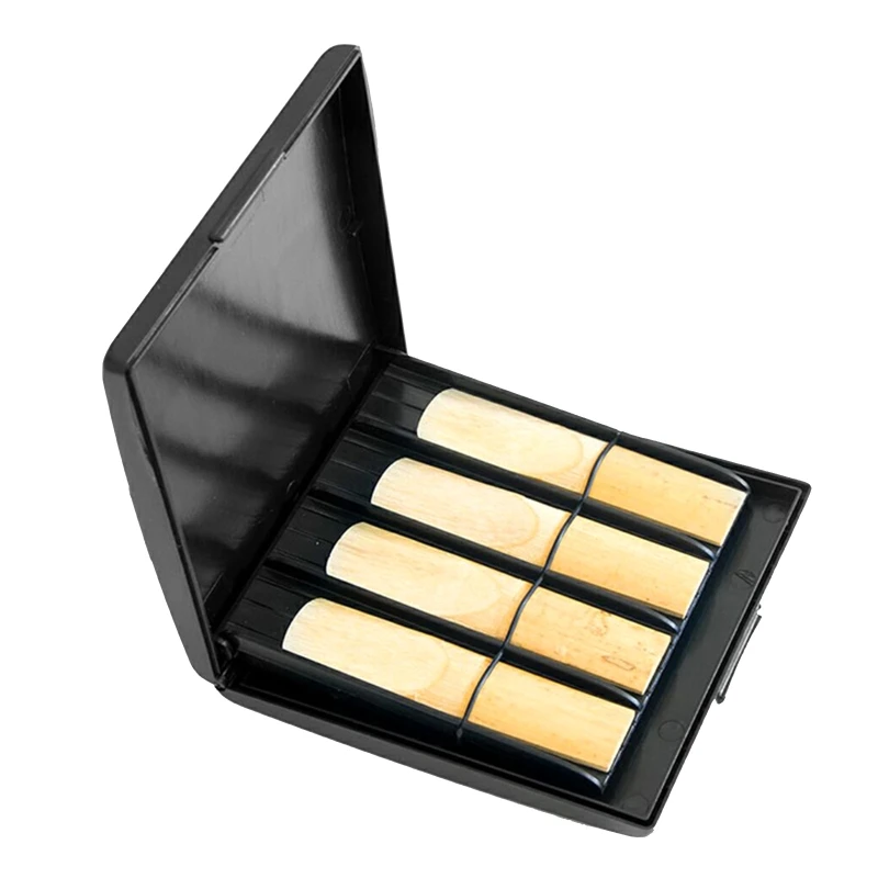 8 Slots Storage Box Portable Good Seal Performance ABS Saxophone Reeds for Case for Saxophone Clarinet Reeds Storage Box