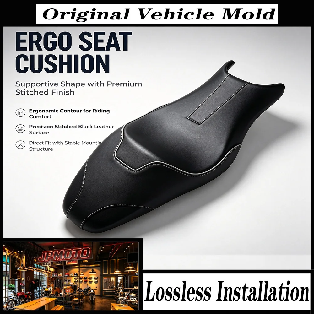 For BMW G310R G310GS G 310 R G 310 GS 2016-2024 Motorcycle Complete Driver Seat Cushion Pad Synthetic Leather Black Kit Set