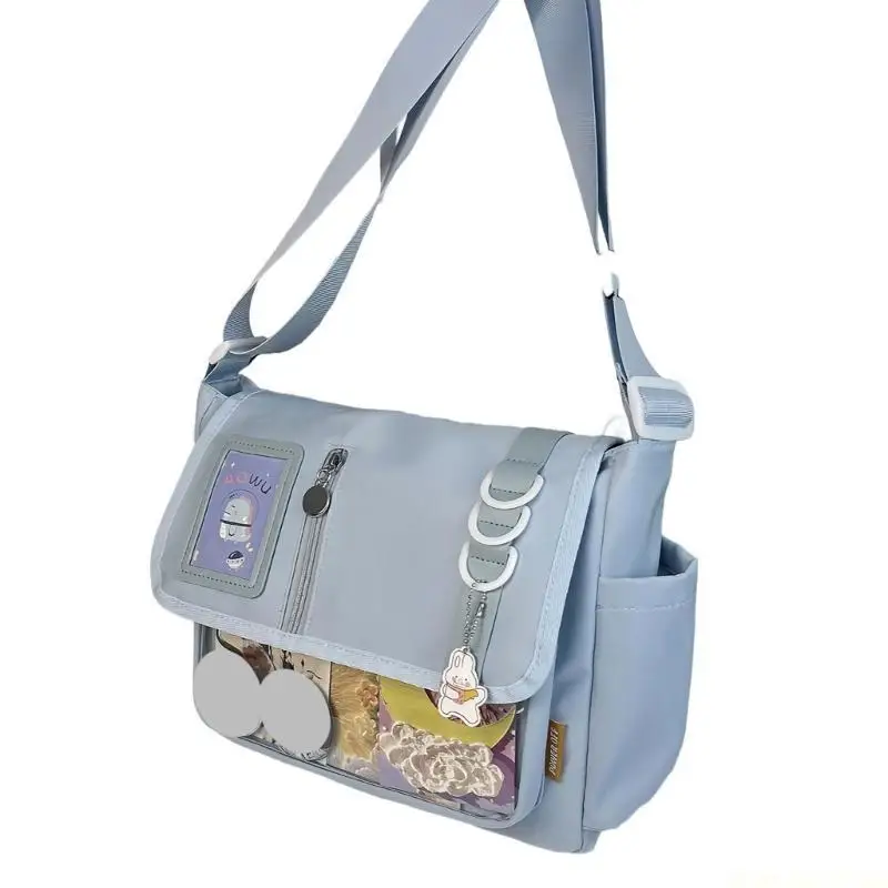 

X90D Стильная нейлоновая сумка через плечо, большие сумки на ремне для любителей аниме и законодателей моды