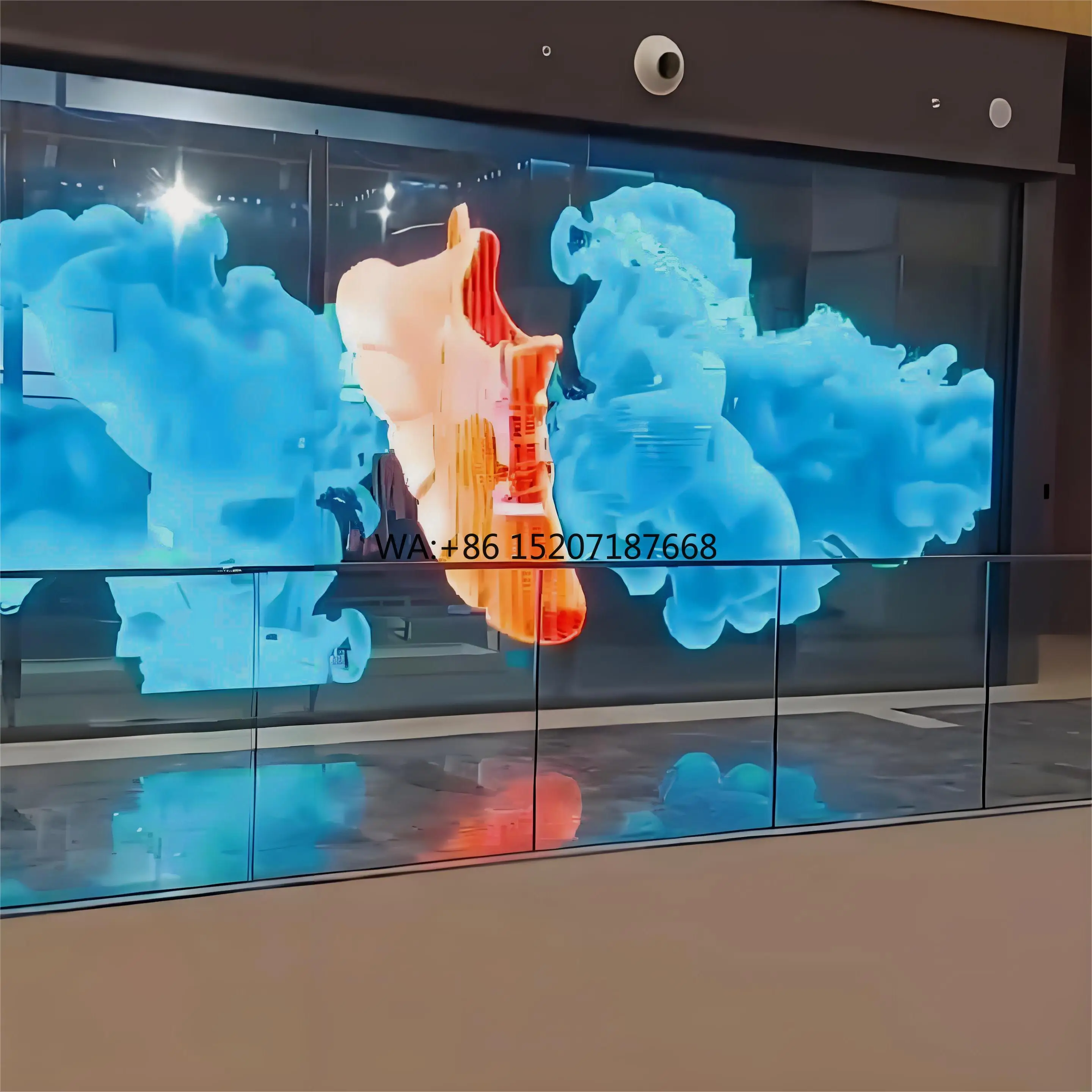 

Full Color Transparent LED Screen on Window 4K Advertising Stage Video Display Board Transparent LED Film Glass Window Screen