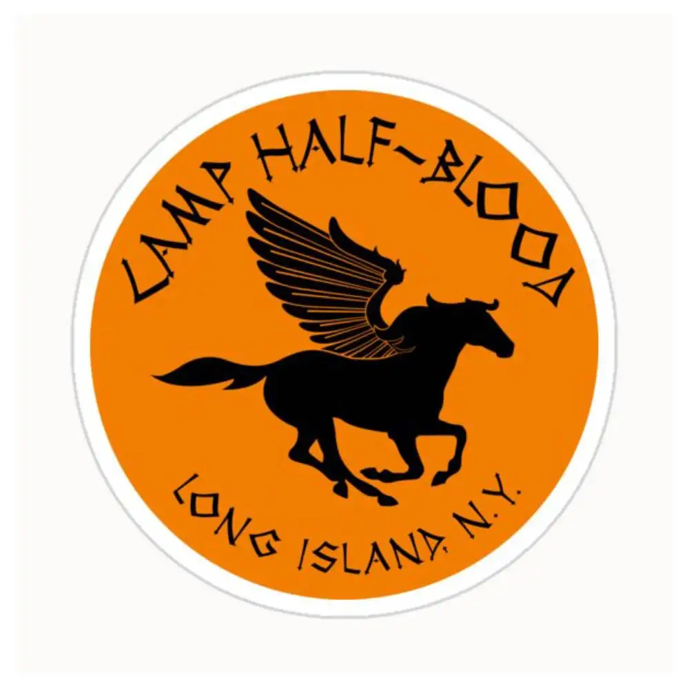 Camp Half-Blood Waterproof Stickers For Decorating Car Windows Motorcycles And Computers.