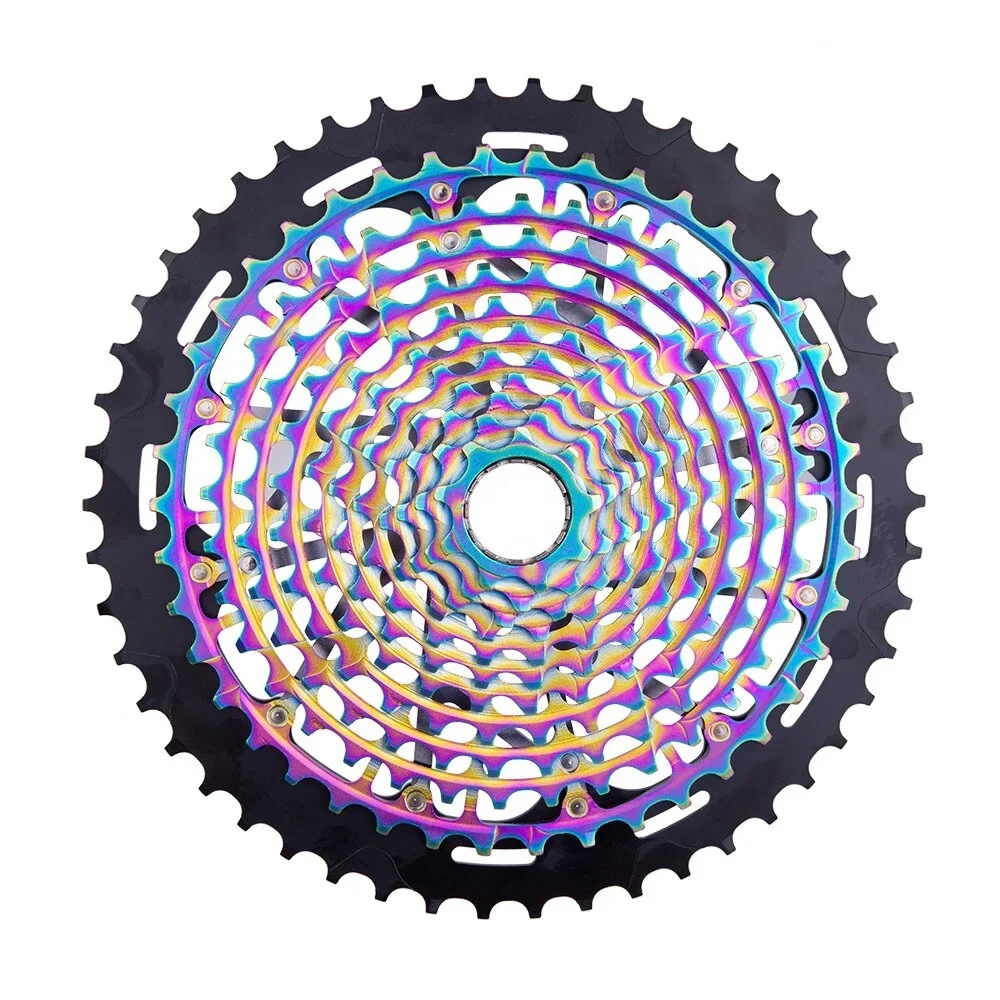 Mountain Bicycle Parts 12 Speed 9-50T Cassette Freewheel Ultimate XD Cassette Rainbow For SRAMs SX NX GX XX1 XD Freehub