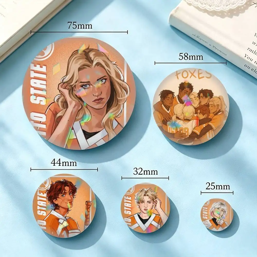 All For The G-Game AFTG 25mm 32mm 44mm 58mm 75mm Brooches Badges Pins for Accessories Gift