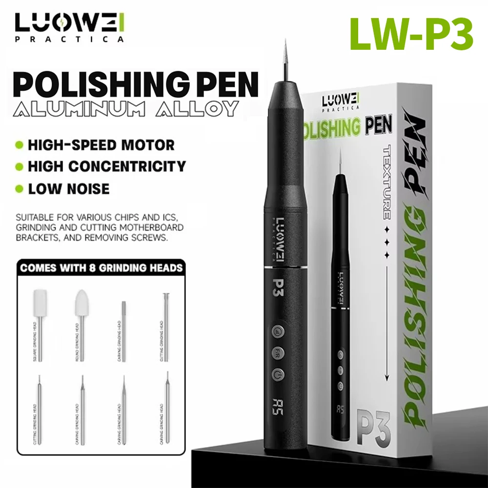 

LUOWEI LW-P3 Многофункциональная полировальная ручка для ремонта мобильного телефона, планшета, материнская плата, чип печатной платы, кронштейн для процессора, полировка, режущий инструмент