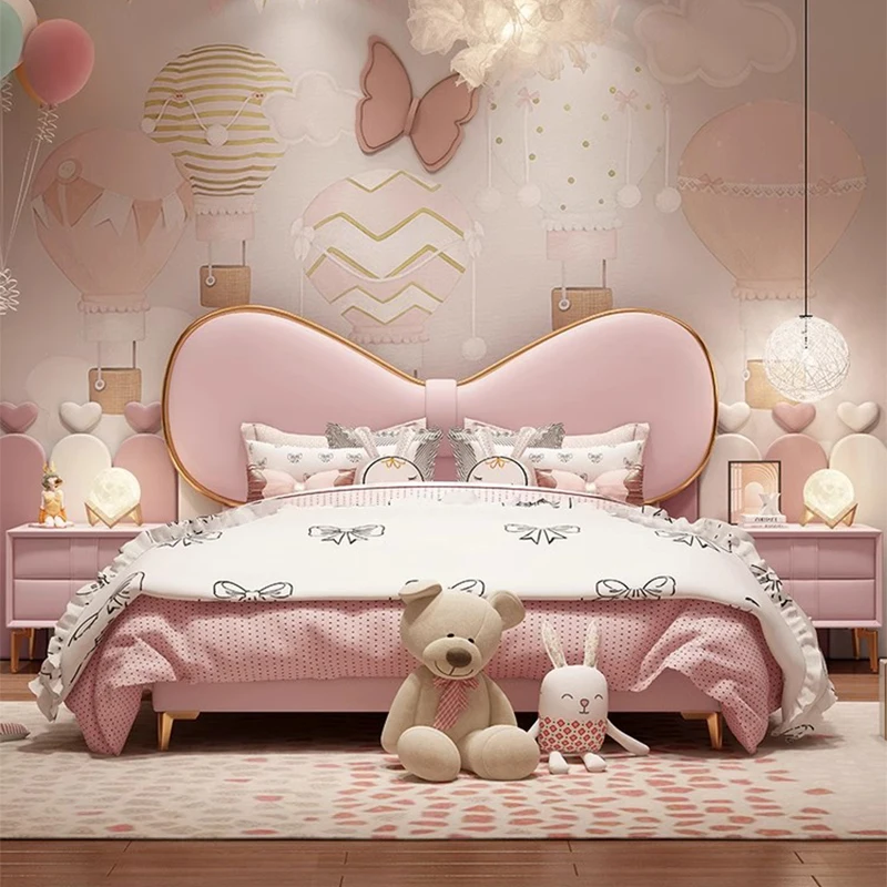 

Girl Children Beds Princess Modern Trundle Loft Children Beds Princess Trundle Camas Infantiles Baby Crib Bed Furniture BL50CB