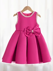 High Quality Summer Children Costumes Normal Frock Design Party Dress For Little Girl