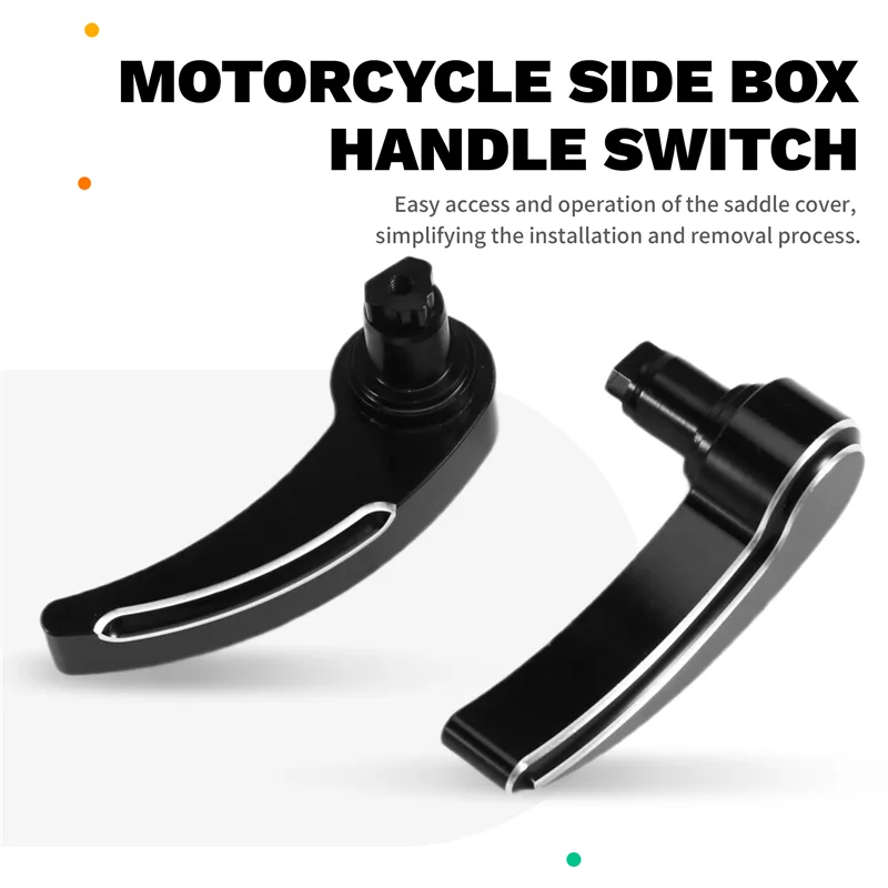 A85E-Motorcycle Saddlebag Latch Lever Lid Lifter For  Touring Road King Electra Street Glide CVO FLHR FLHT 14-2022