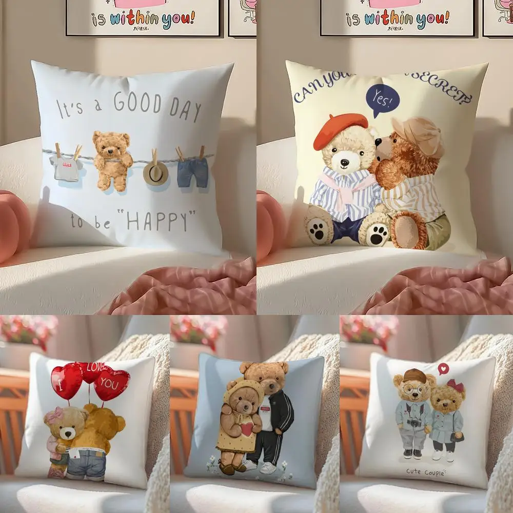 

Наволочка для подушки в виде плюшевого мишки: семейный уют и дружба, мягкий декор для дивана и дома