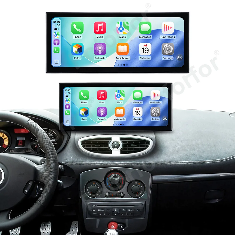 In Stock Vertical Screen 15.8 “ For Renault Clio III 2005-2014 Car Multimedia Stereo GPS Wireless Carplay Android Head Unit
