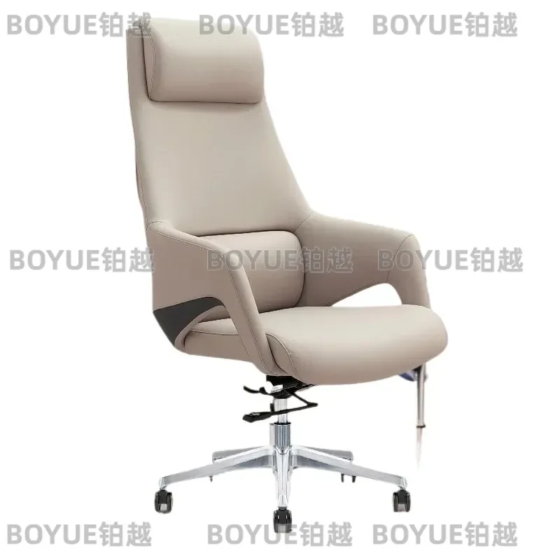 Italian Light Luxury Ergonomic Office Chair High Back Executive Computer Seat Comfortable Business Home Desk Swivel Gaming