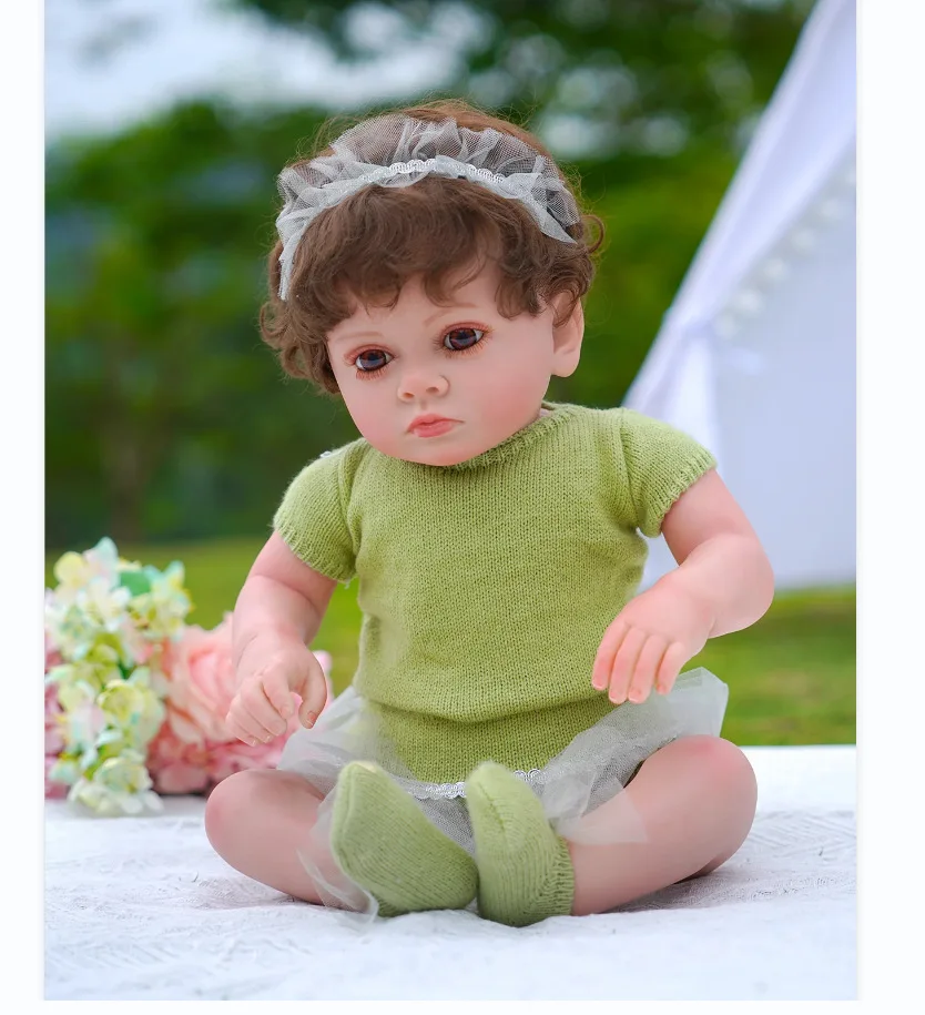 Lovely Baby Silicon Reborn Realistic Baby Tutti Baby Reborn Doll Silicone Vinyl Cotton Body Reborn Bebe Dolls for Sale
