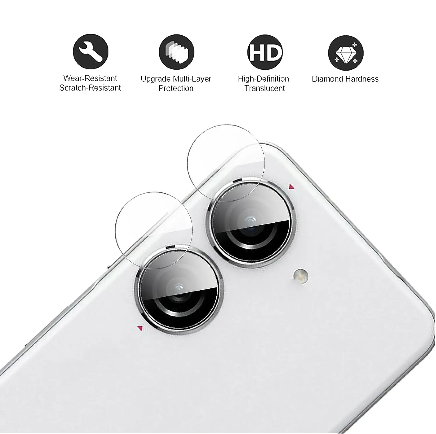 3D Camera Lens Protector For Zenfone 10 10Z Lens Protective Glass For Zenfone 9 9Z  Camera Protectors