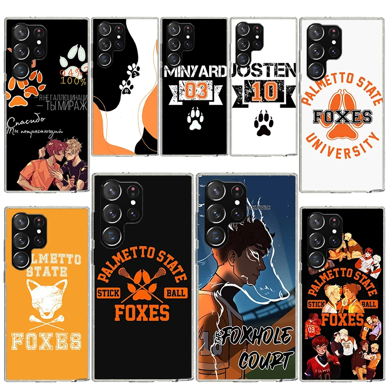 Andreil All For The Game Palmetto State Foxes Soft Silicone Phone Case For Samsung Galaxy S24 S23 S22 Ultra S21 S20 FE S10 Plus