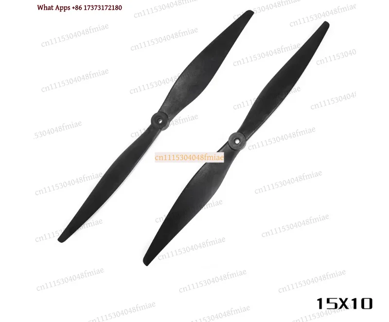 15X10 CCW CW Black Glass Fiber Reinforced Nylon Propeller 15 Inch for RC MacroQuad FPV Racing Drone DIY Parts