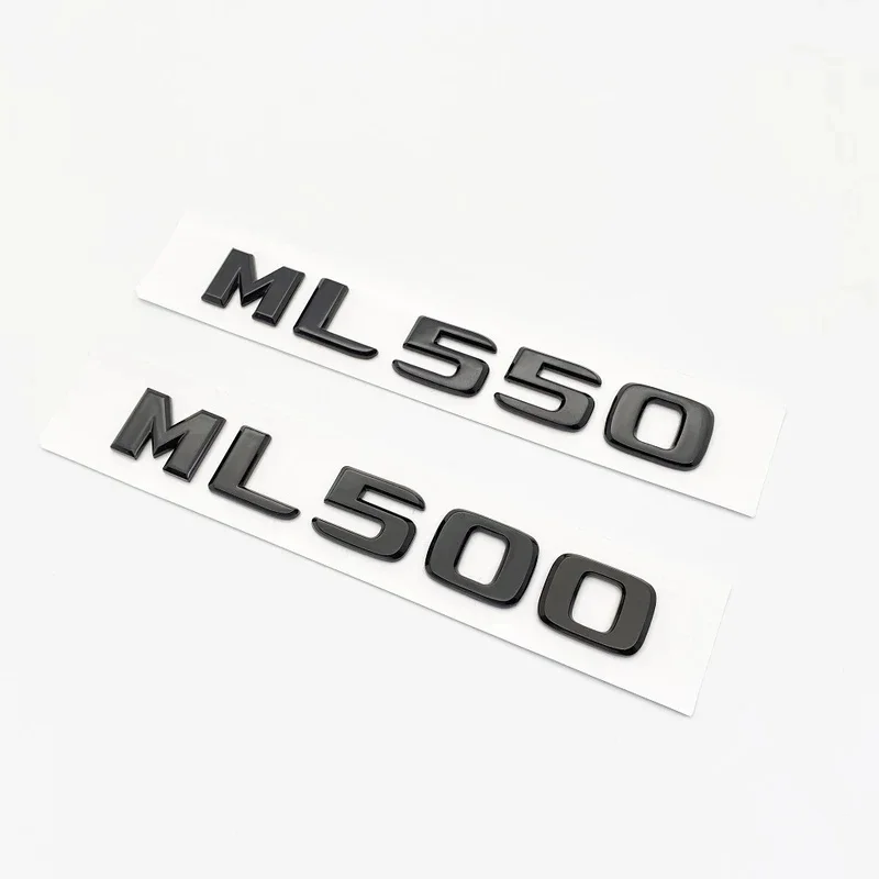 Glossy Black Letters Emblem For Mercedes BenzW164 W166 ML300 ML320 ML350 ML400 ML450 4MATIC Car Rear Trunk Exterior Logo Sticker