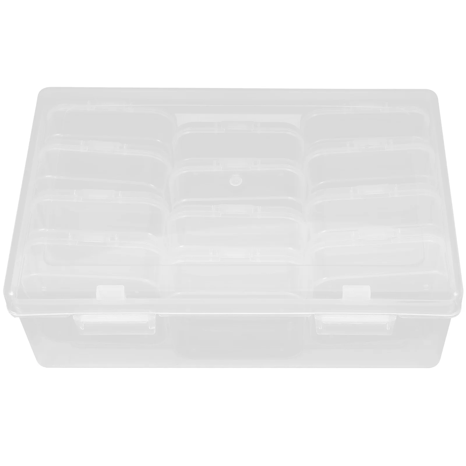 

Mini Storage Box Jewelry ganizer Small Plastic Container for Rings Earrings Pills Beads Travel Clean Multi Function