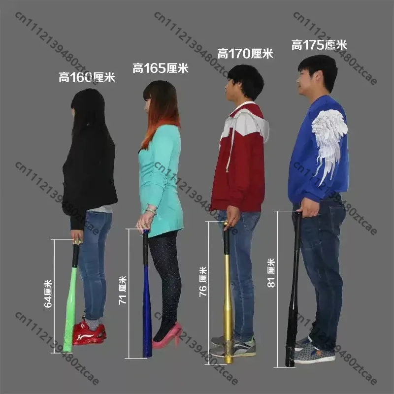 Alloy Steel Thickened Weighted Baseball Bat Car Home Self Defense Stick Training Sports Equipment