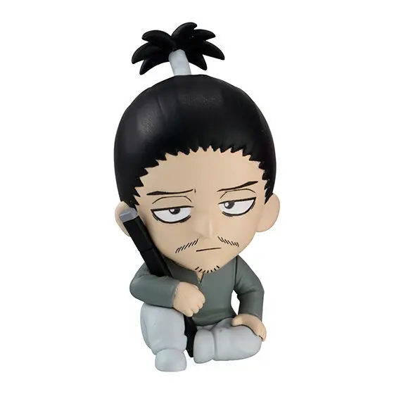 BANDAI HUNTER×HUNTER Action Figures Model Sitting Posture Doll Gashapon Chrollo Nobunaga Machi Official Genuine Ornament