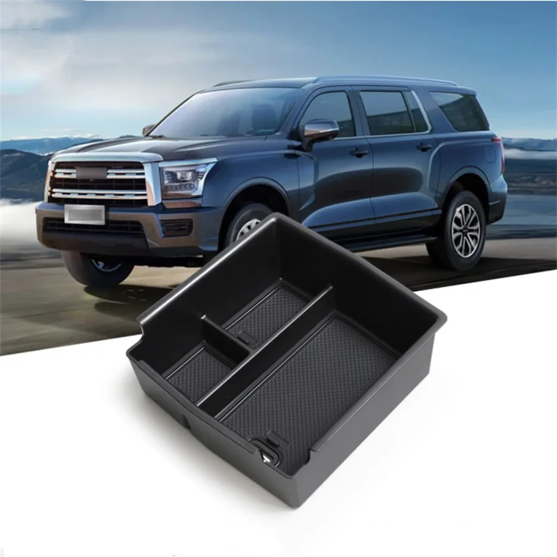 

For Great Wall GWM Haval H5 2023 2024 Center Armrest Storage Box Door Armrest Container Box Cover Plastic