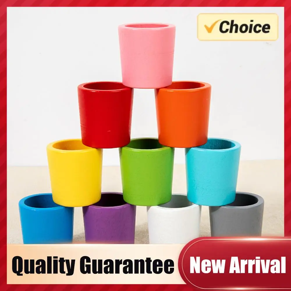 

Развивающая игрушка для малышей: радужные шарики в стаканчиках, деревянные стаканчики и шарики для сортировки по цвету и счета, игрушка для развития цветового восприятия для детей от 3 лет