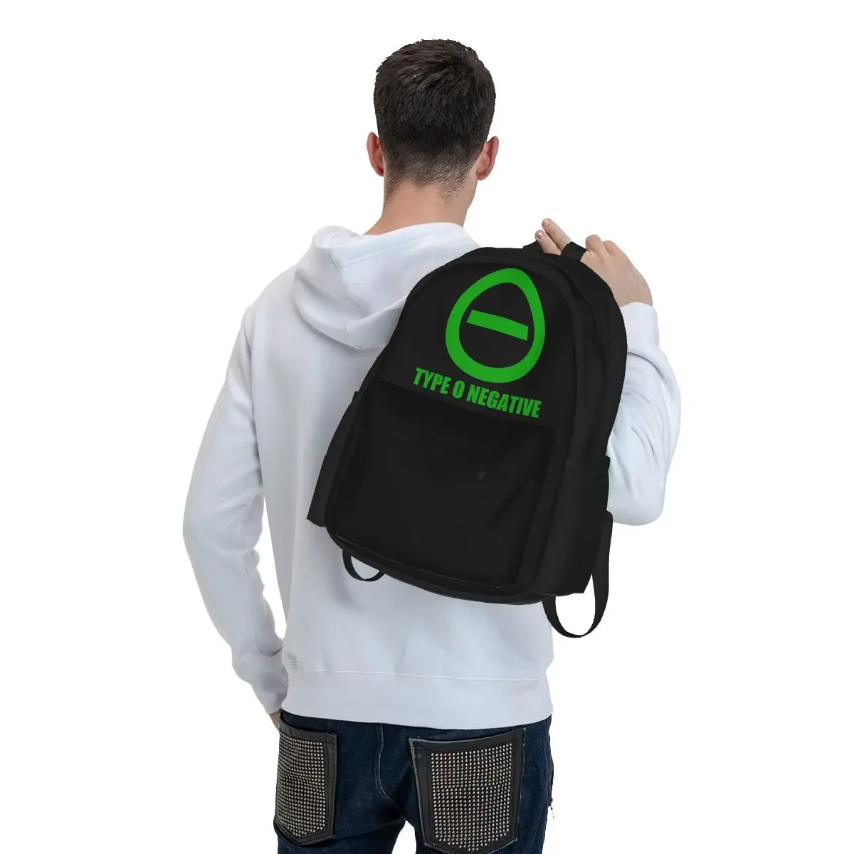 Type O Negative Backpacks Boys Girls Bookbag Children School Bags Cartoon Kids Rucksack Laptop Rucksack Shoulder Bag